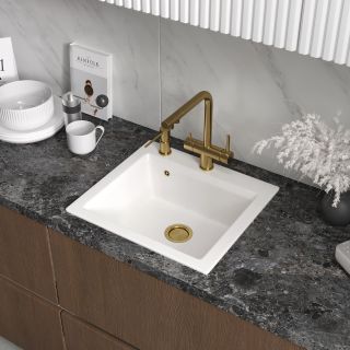 Мойка кухонная Reflexion Mini 50-WH RX1150WH белый